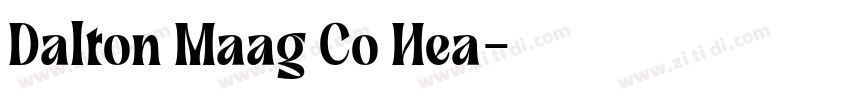 Dalton Maag Co Hea字体转换